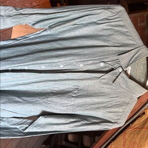 Steven Alan Teal Striped Button-Up Shirt